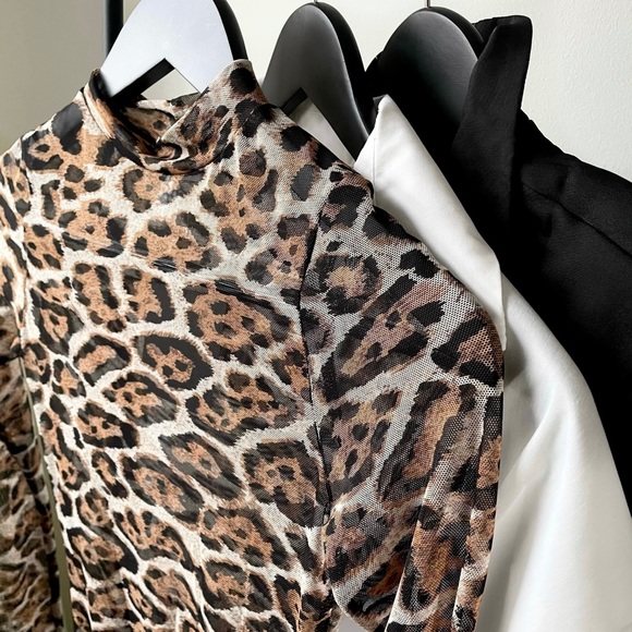 CBR Leopard Turtleneck Bodysuit (BOUTIQUE) - Picture 2 of 2